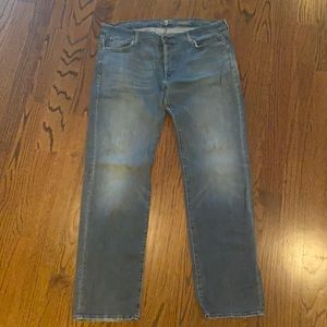 Medium wash men’s denim